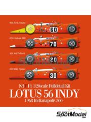 Car scale model kits / Formula 1 / 1/20 scale / 60s years